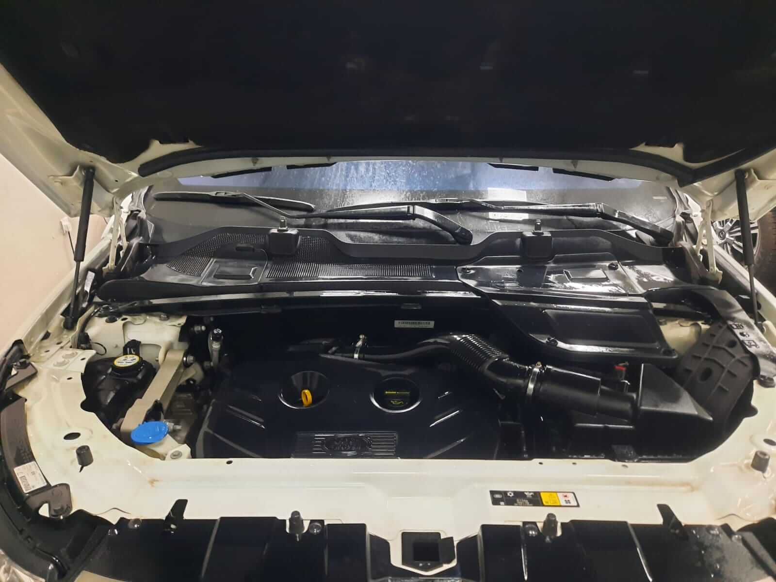 ماكينة السيارة بعد عمل البولش الداخلي