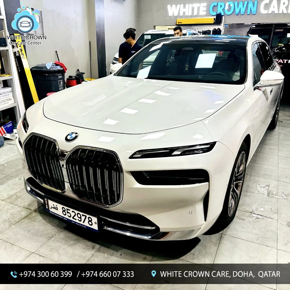 تطبيق العازل الحراري على سيارة BMW